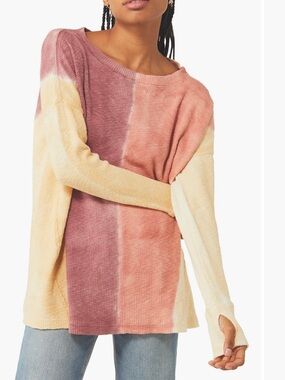 Free People Logan Ribbed Tunic Sweater